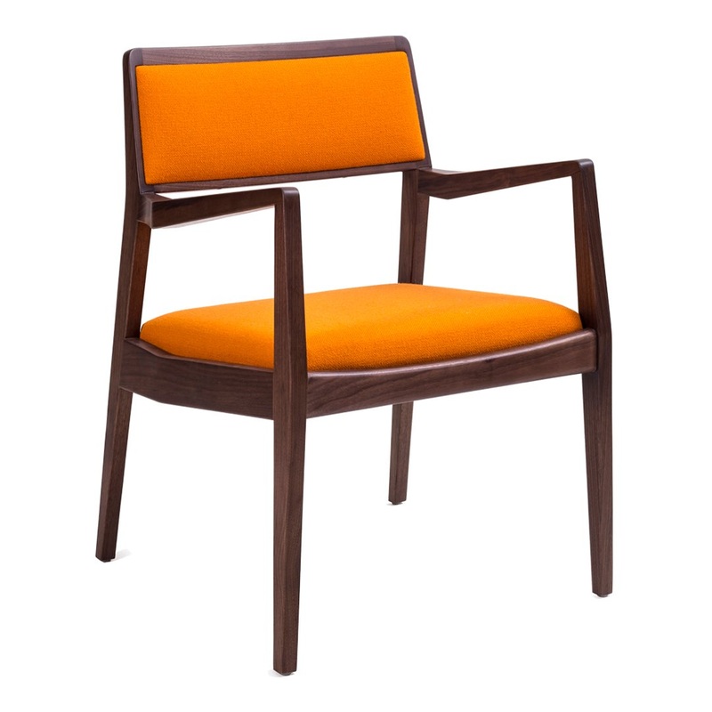 Risom C142 Chair (1955) – Upholstered Seat & Back